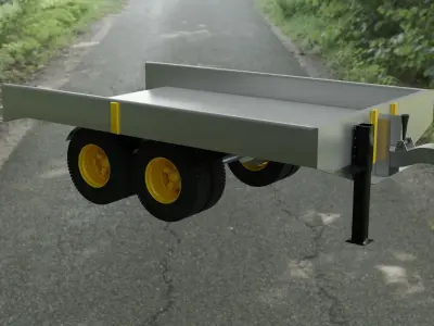 Trolly 3d Model Low-poly 3D model
