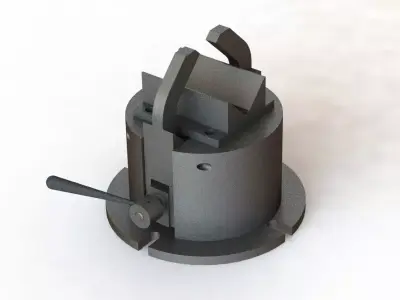 Dispositivo de Fixacao de Tubos Tube Fixing Device 3D model