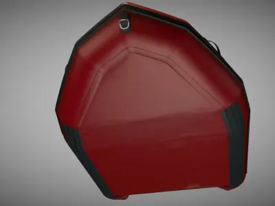 Rubber dinghy 3D model