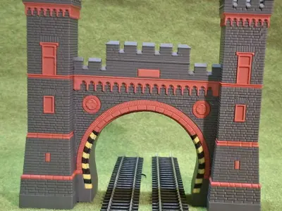 German portal Weilburg North 1-87 FDM color 3D print model