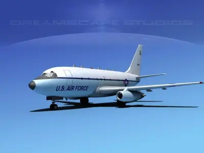 Boeing NT-43 Radar Test Bed Aircraft 3D model