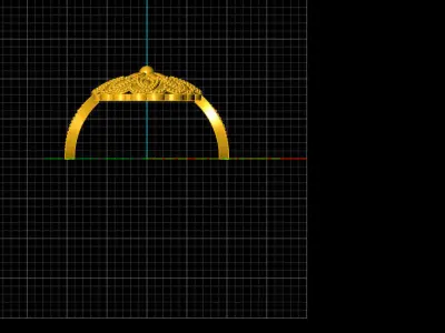 direct casting indian ring  3D model