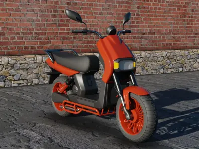 Off-road Scooter 3D model
