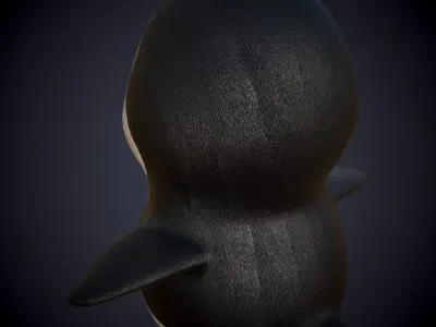 Penguin Low-poly 3D model buy
