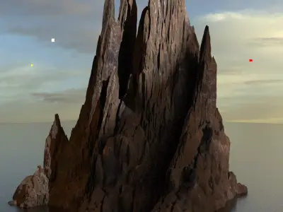 Mars Mountain 2 3D model
