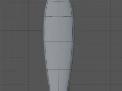 Fish Pattern Wooden Surfboard Free 3D model