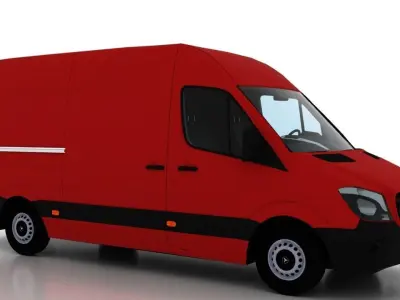 Mercedes Benz Sprinter L2H2 2015 Cargo EU 3D model