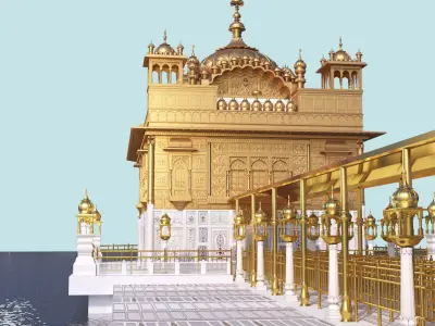  The Golden Temple Inner Sanctum - Divine Serenity 