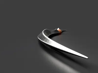 Fantasy Dagger  Stylized Weapon  3D model