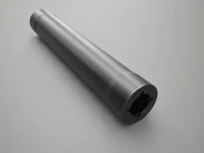 Sig Sauer SRD22X Suppressor Low-poly 3D model