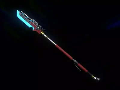 Energy Glave Low-poly 3D model