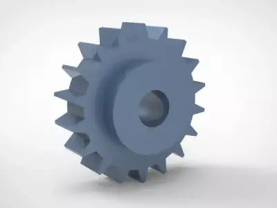 Spur Gear 3D model by 65866