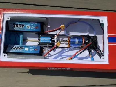 Deep-V RC Boat 80cm for Rough Water 3D print model
