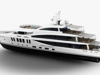Amels 200 Yacht 3D model