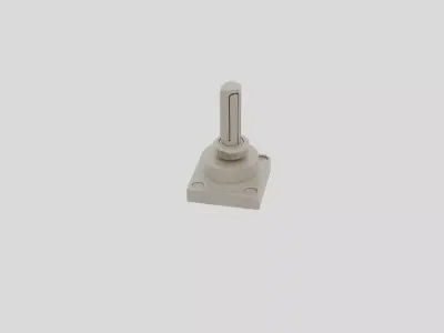 Industrial Machine Control Lever for 3D print 3D model