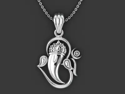 God Ganesh Pendant 3D print model