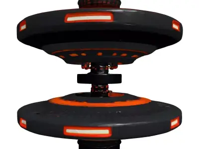 SciFi Hover Device Module 3D model
