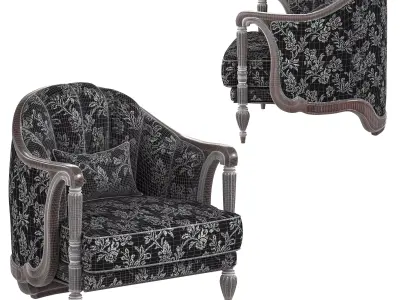 Ravencrest Classic Armchair 3D model