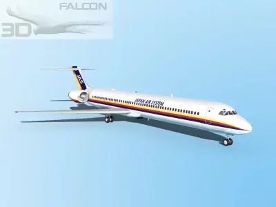 Falcon3D MD-80 JAS 3D model