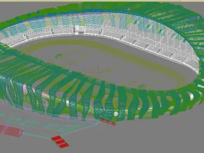 Grand Stadium 3D model