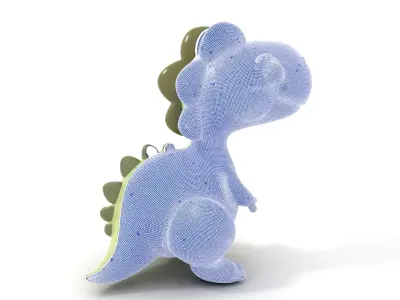 Cute Dinosaur Character D Model Pack Low-poly 3D model purchase
