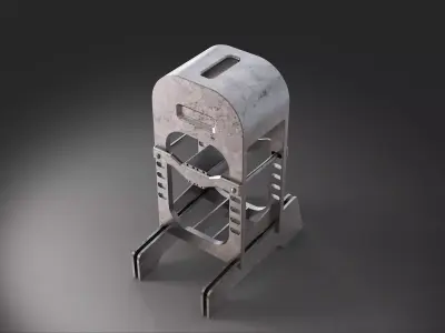 Structure mechanical 3D model