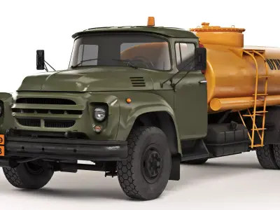 ZIL 130 TSV-6 1967 3D model