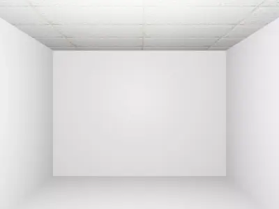Drop Ceiling - Tile - Office Low-poly 3D model