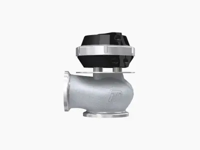 Turbosmart Pro-Gate50 wastegate Low-poly 3D model