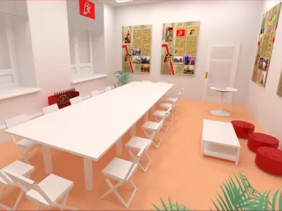 youn army room  3D model