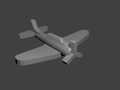 US SBD Dauntless Dive Bomber Free 3D print model