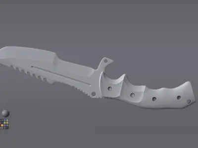 Tactical Army Knife Free 3D model