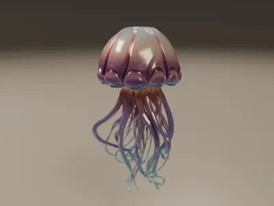 jellyfish 3D print model get