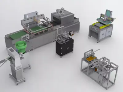 Printing equipment 3D model