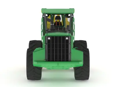 John Deere 643L-II Wheeled Feller Buncher 3D model