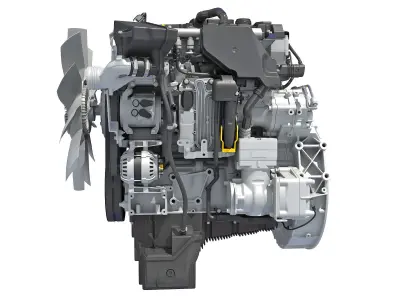 Detroit DD5 Engine 3D model