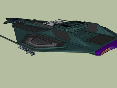 X336 Orcan - fighter Tornado-class Free 3D model