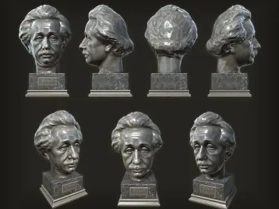 Free Statue Pack Free low-poly 3D model