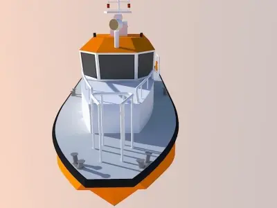 Pilot Boat 3D model purchase