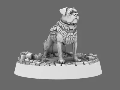 CT Pound Patrol Boxer Canine Tactical Specialist Ranger 3D print model