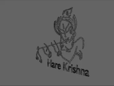 Krishna Art 3D model