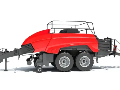 Large Square Baler 3D model