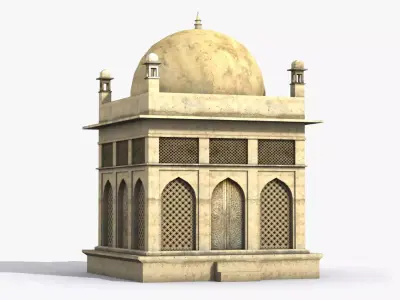 Arab x14 Low-poly 3D model