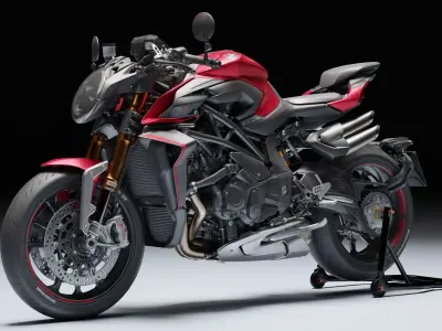 MV Agusta Brutale 1000 RR 2021 Low-poly 3D model