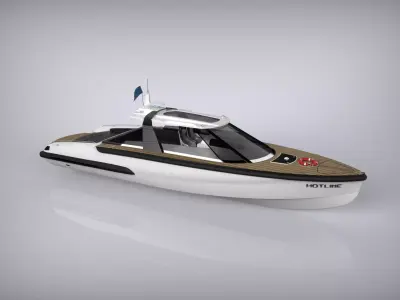 Speed boat 3D model