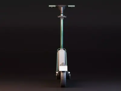 Electric scooter Low-poly 3D model by dimensionDazzle - Low-poly