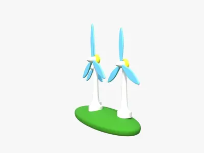 Wind Mill 3D model buy