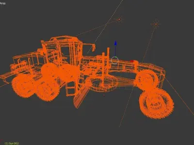 CAT 140M 3D model