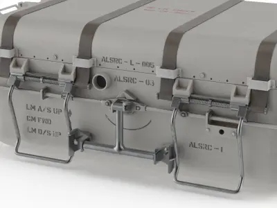 Apollo Lunar Sample Return Container 3D model
