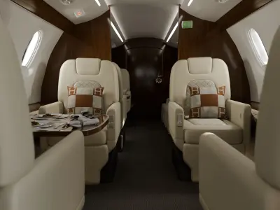 Private Jet - Phenom 300  3D model